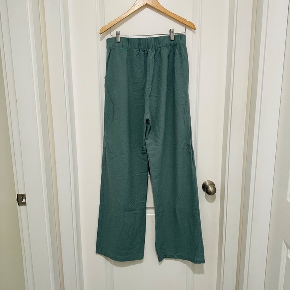 Rhythm. | Cotton and Rayon High Waist Wide Leg Pull On Pants with Pockets - Picture 6 of 7